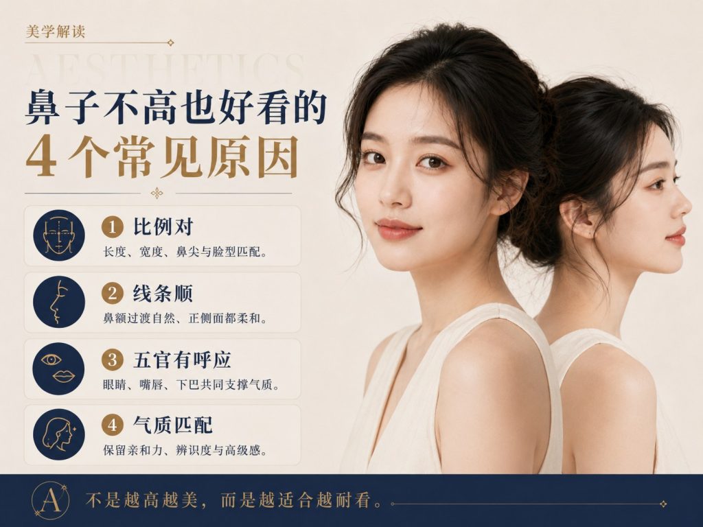 鼻子不高也好看的常见原因