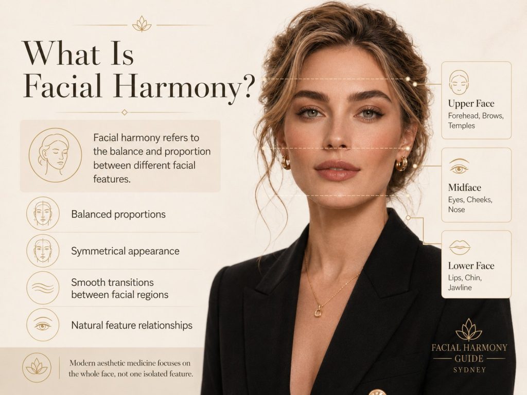 What facial harmony means