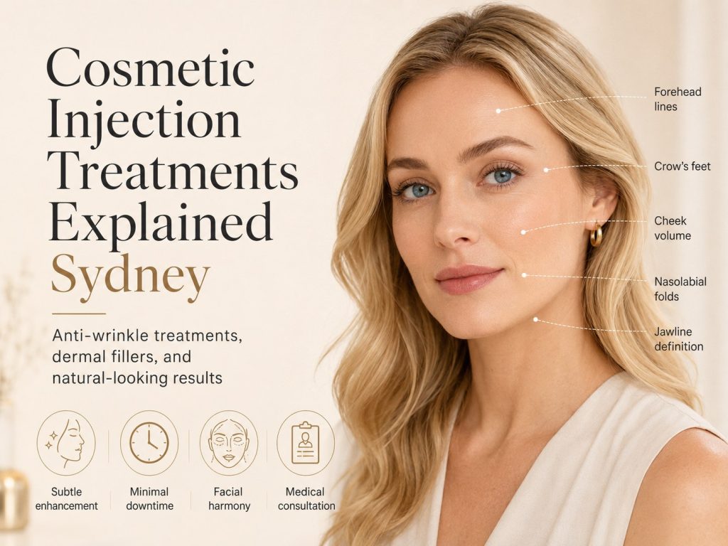 Cosmetic injection treatments explained in a Sydney cosmetic clinic