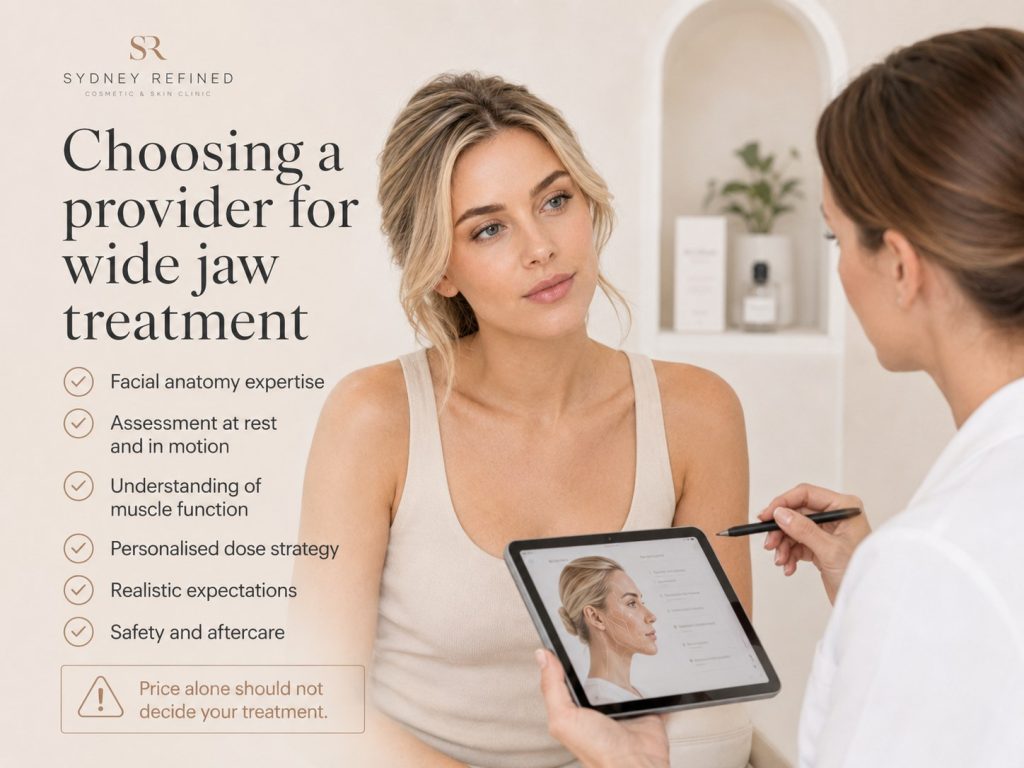 Choosing a provider for wide jaw treatment in Sydney