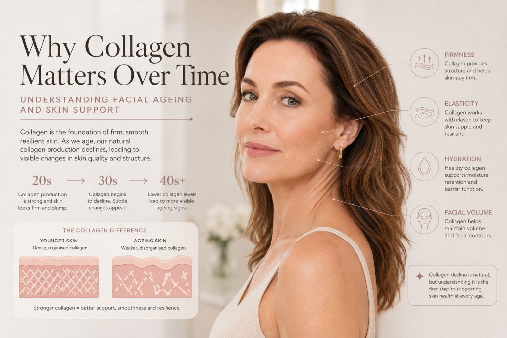 Why collagen matters over time for facial ageing