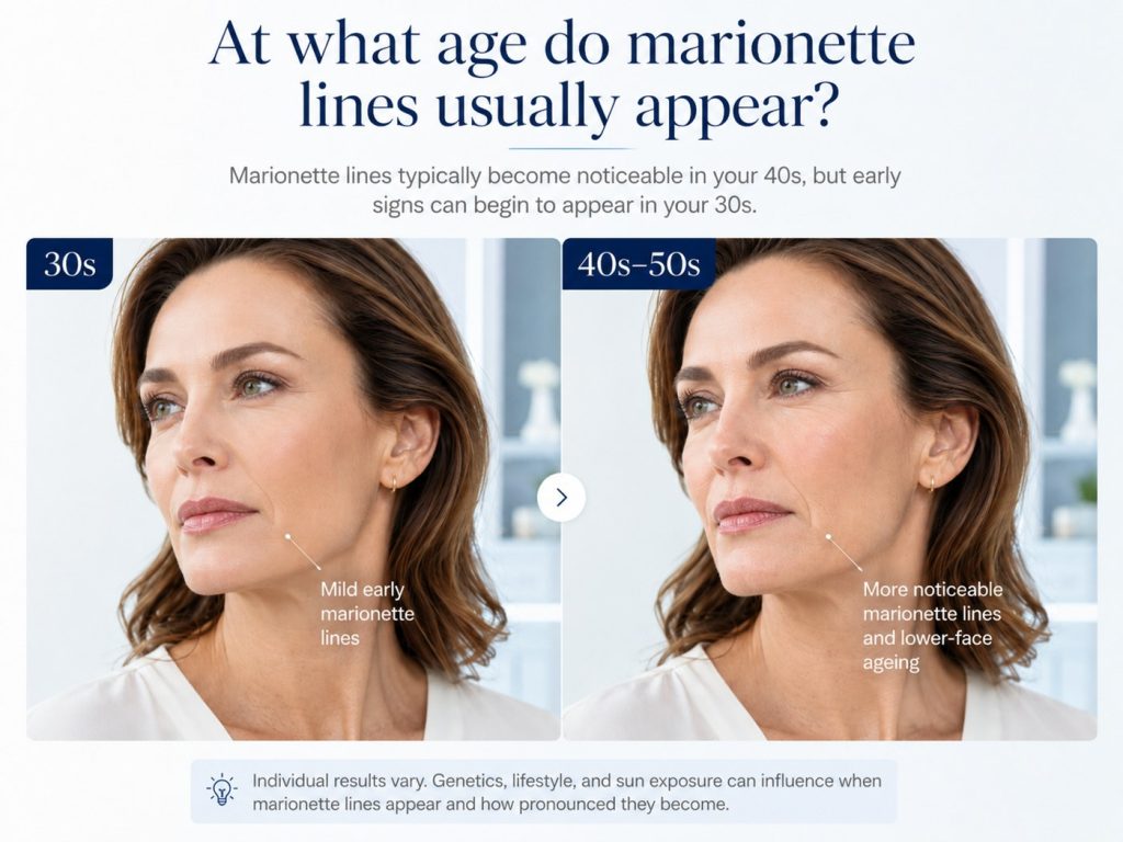Marionette lines by age
