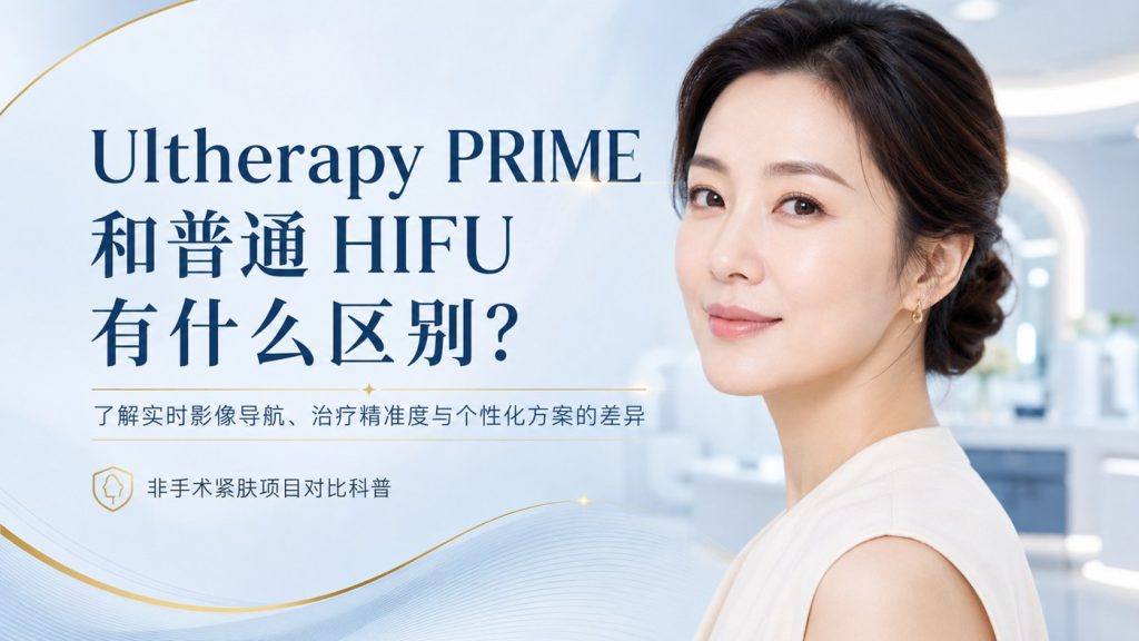Ultherapy PRIME 和普通 HIFU 对比