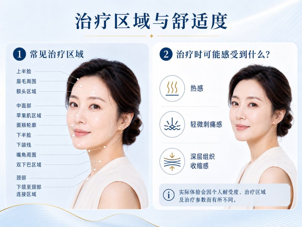 治疗区域与舒适度