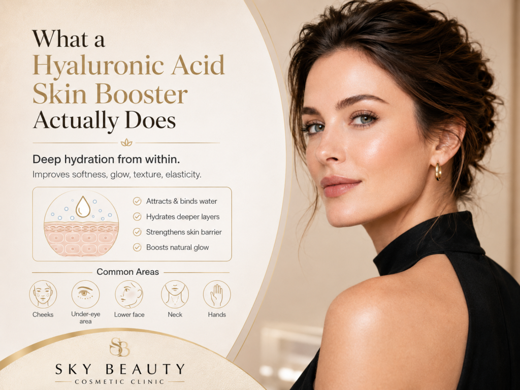 What a hyaluronic acid skin booster actually does