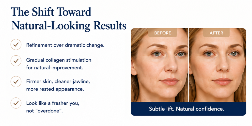 The shift toward natural-looking results