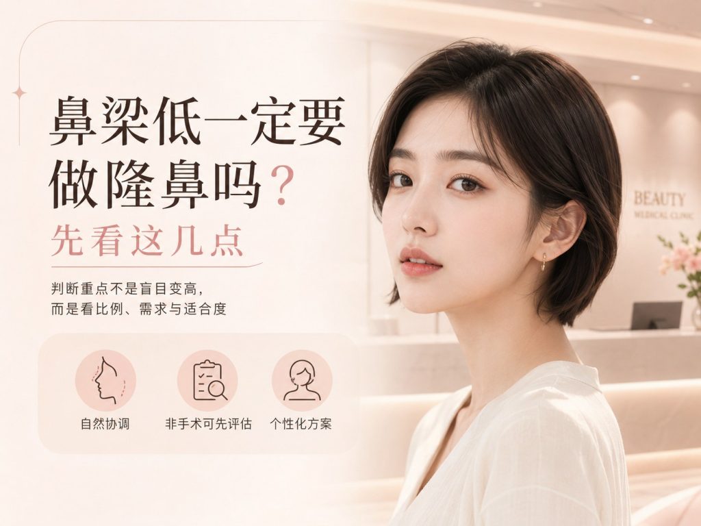 鼻梁低一定要做隆鼻吗?先看这几点