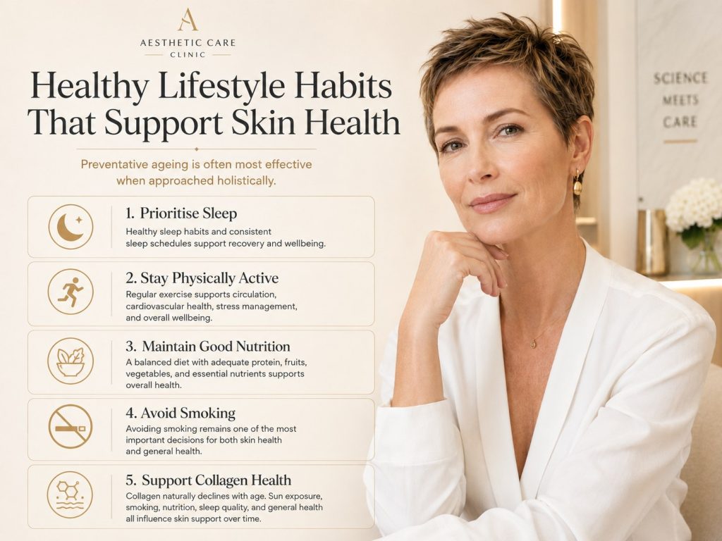 Healthy lifestyle habits that support skin health