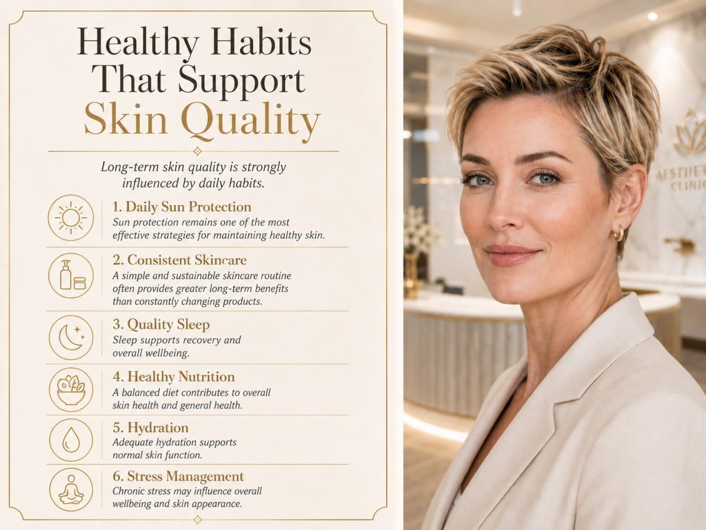 Healthy habits that support skin quality