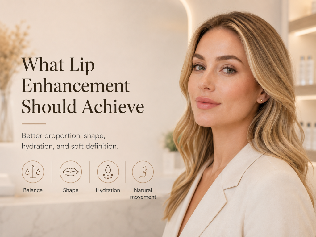 What lip enhancement should actually achieve