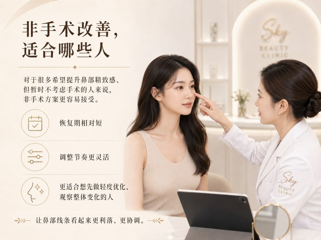 蒜头鼻非手术改善适合人群