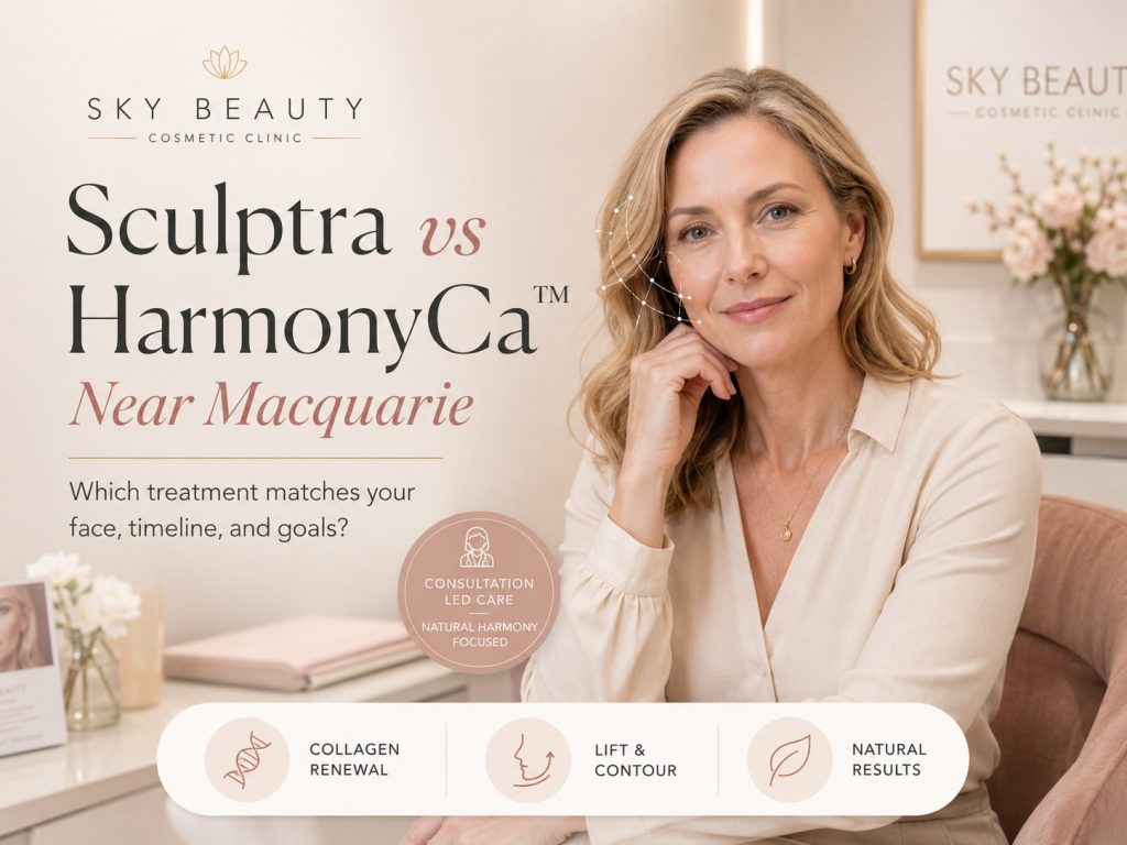 Sculptra vs HarmonyCa™ Near Macquarie