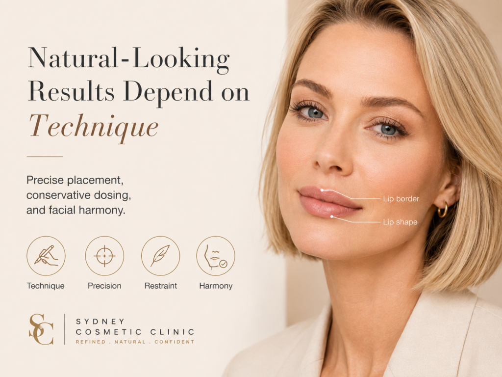 Natural-looking results depend on technique
