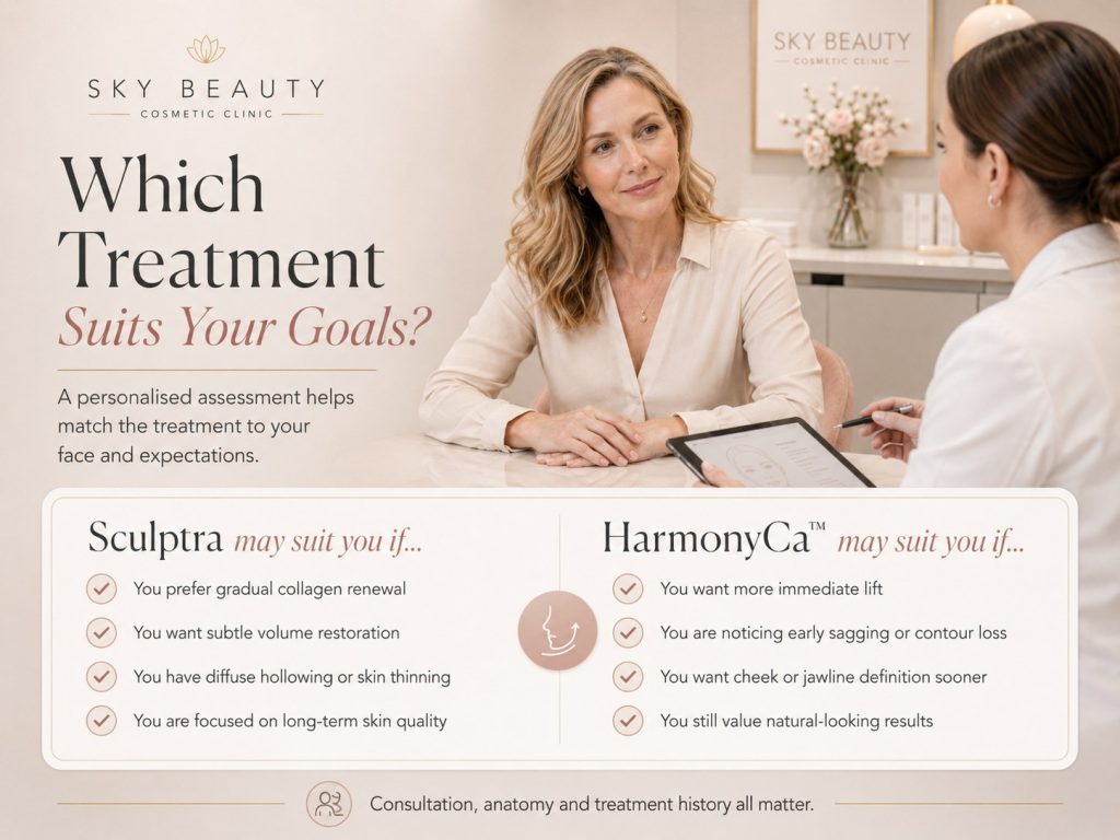 Sculptra vs HarmonyCa™ Near Macquarie