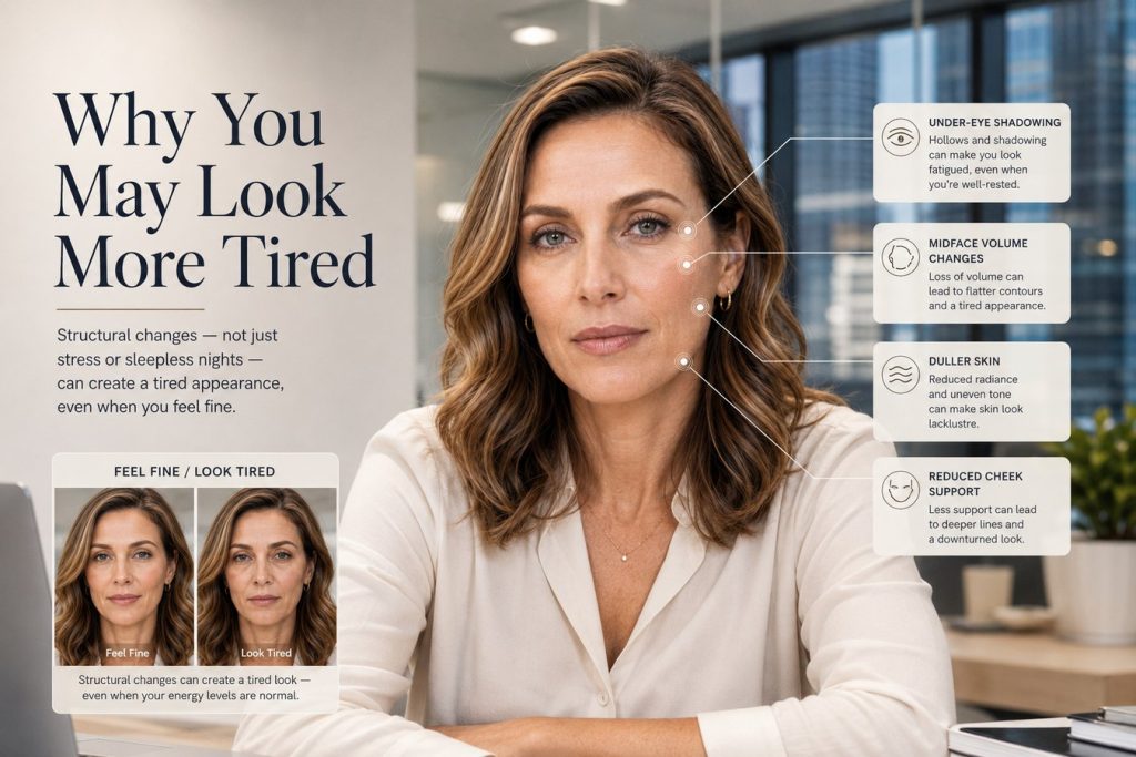 Why you may look more tired after 40