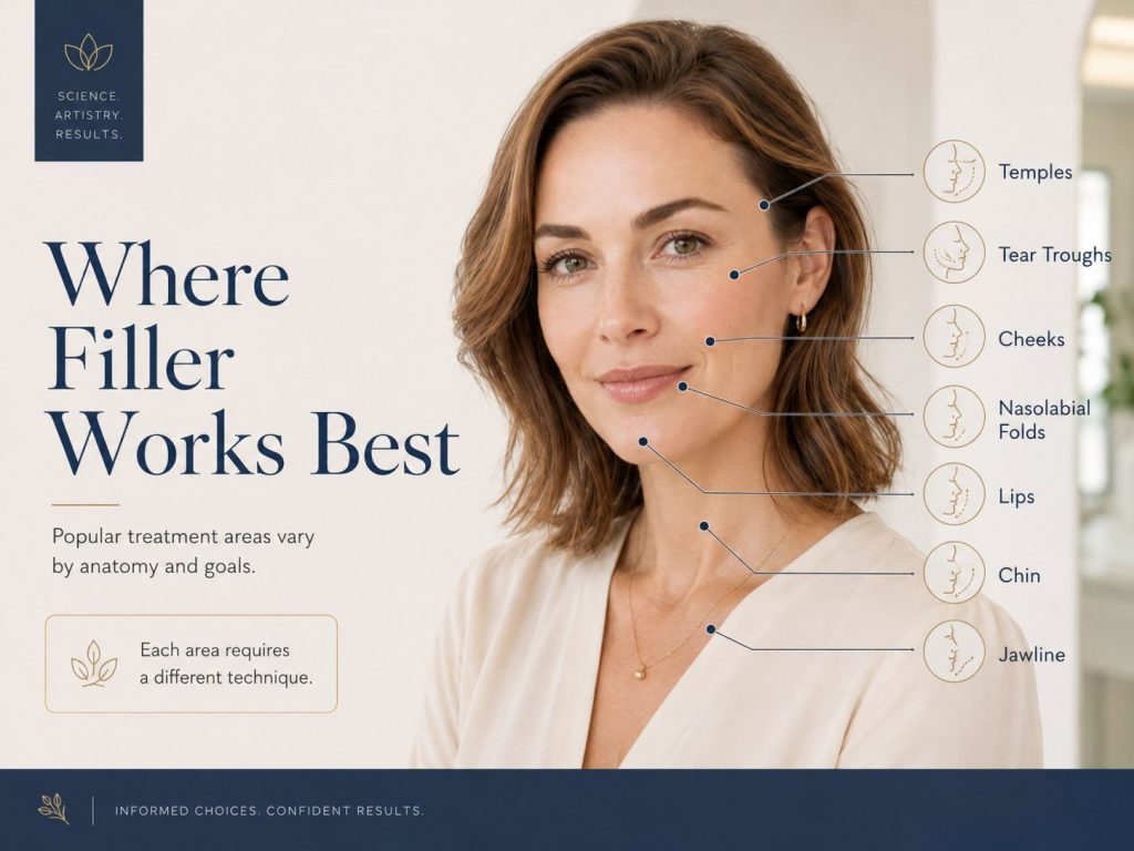 Where filler works best