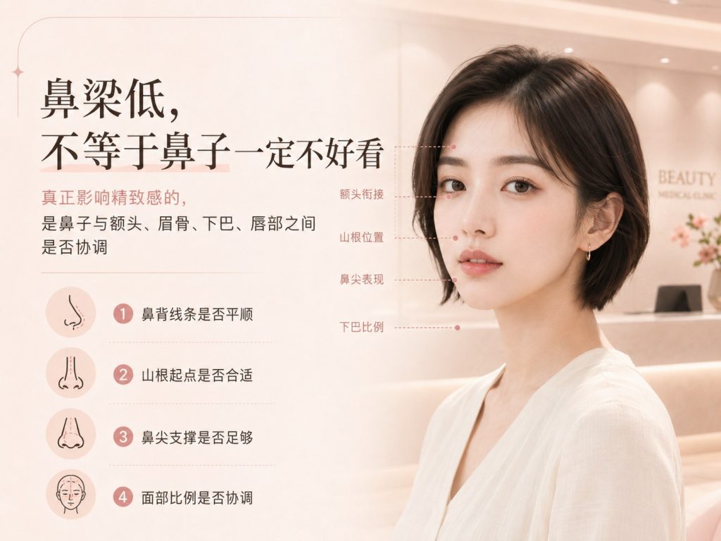 鼻梁低一定要做隆鼻吗?先看这几点