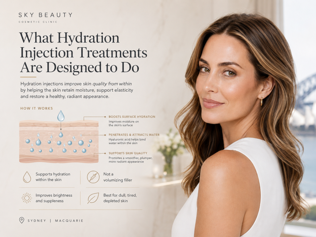 What hydration injection treatments are designed to do