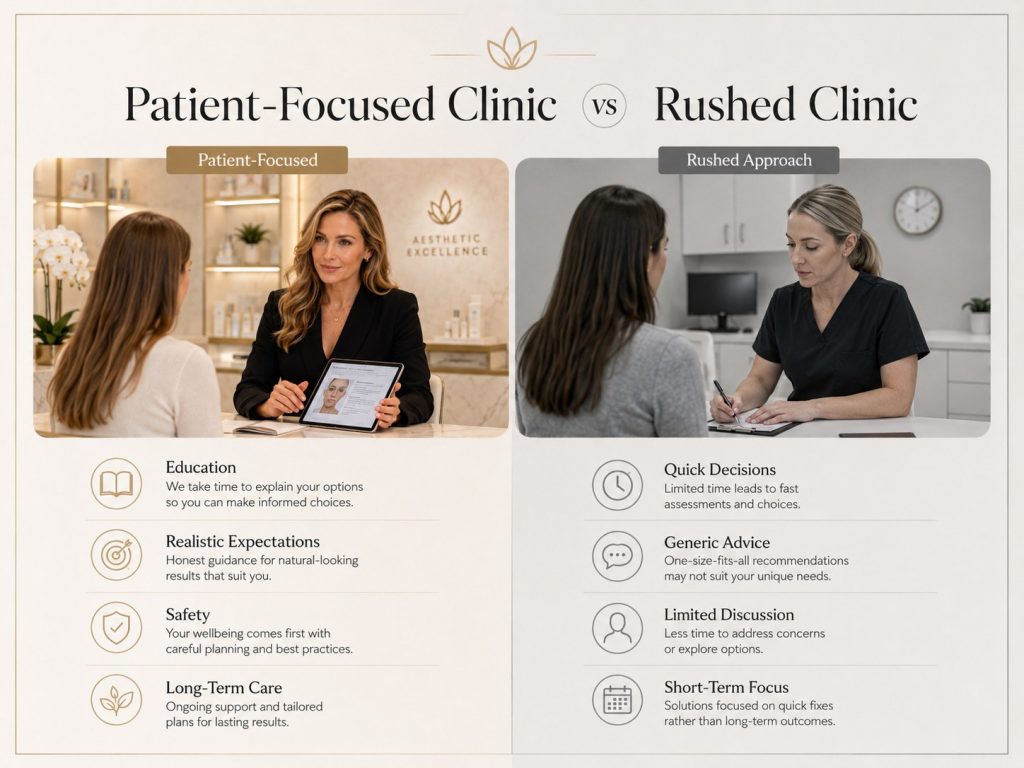Patient focused clinic comparison