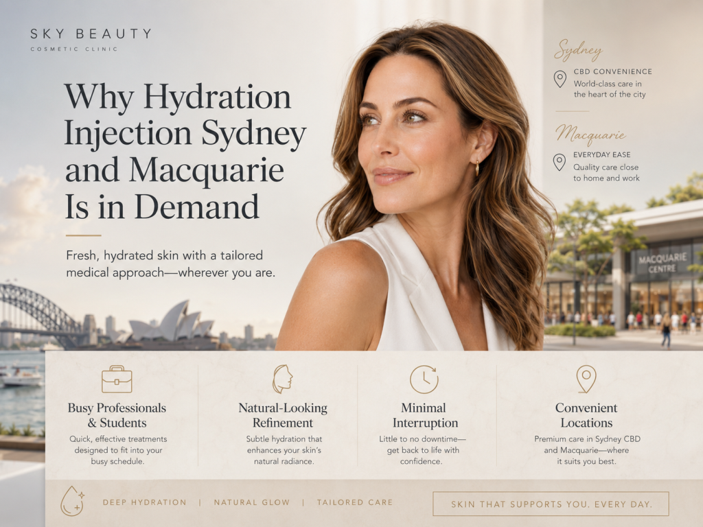 Why Hydration Injection Sydney and Macquarie is in demand