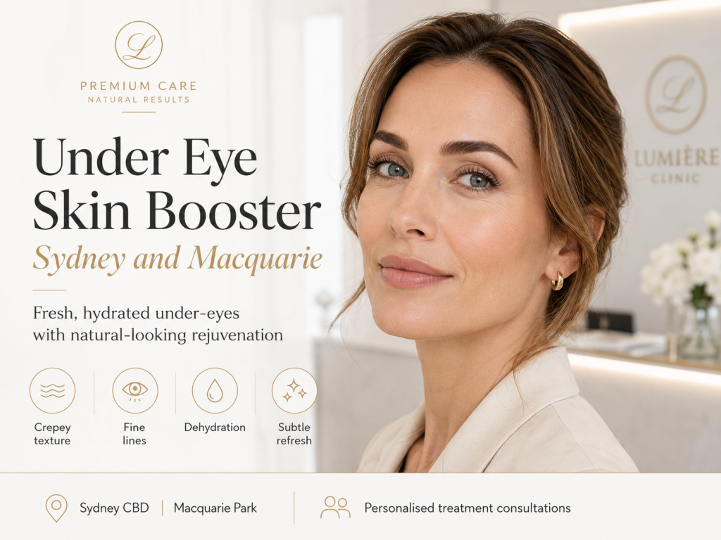 Under Eye Skin Booster Sydney and Macquarie image 1