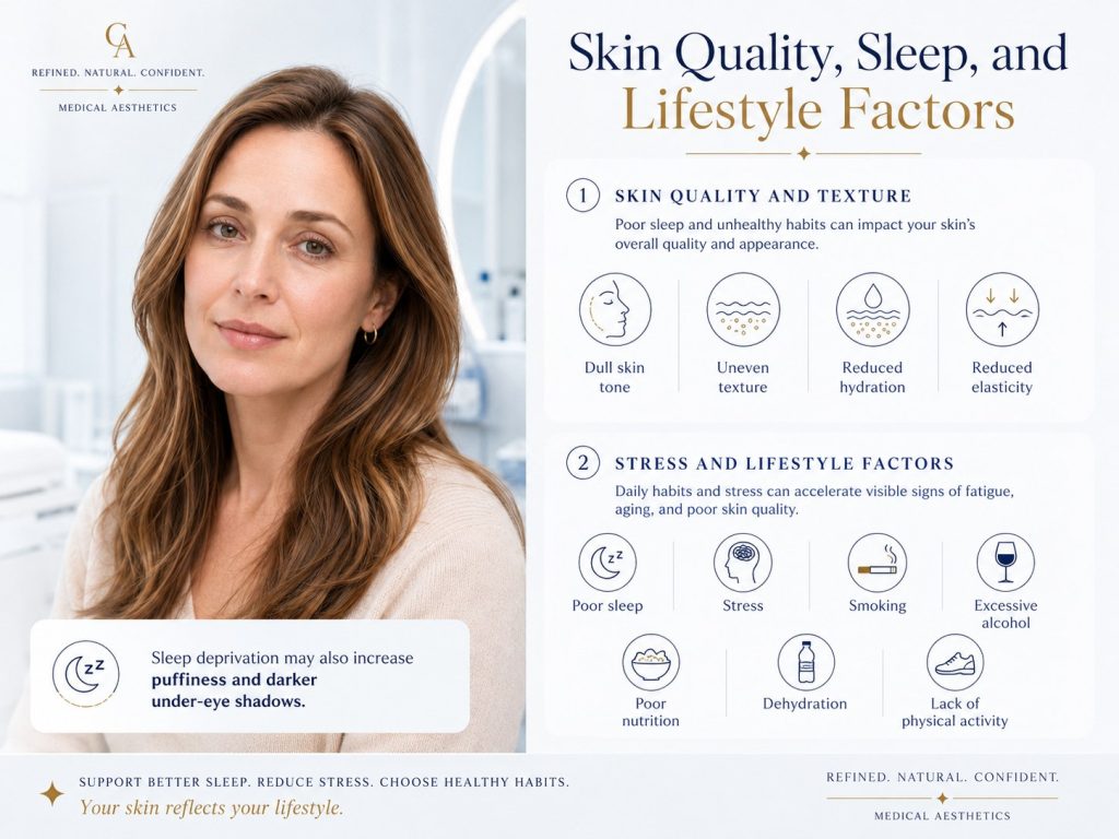 Skin quality sleep and lifestyle factors
