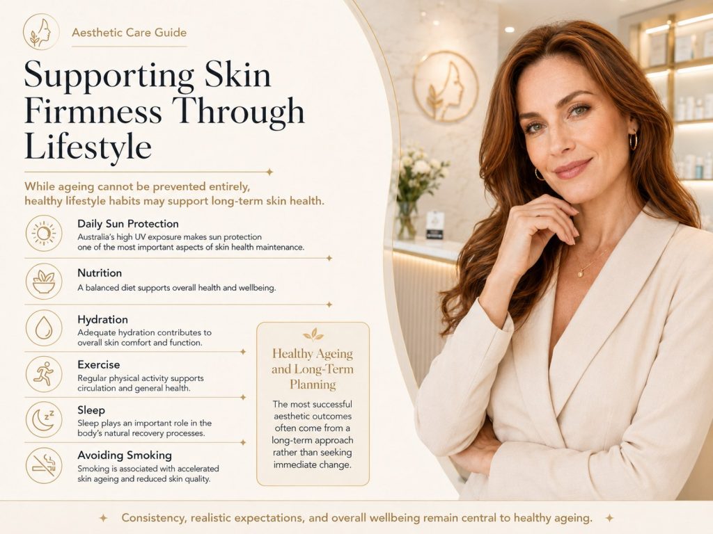 Lifestyle support for skin firmness and healthy ageing