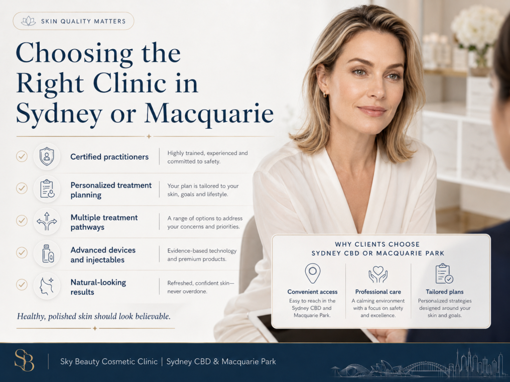 Choosing the right clinic in Sydney or Macquarie
