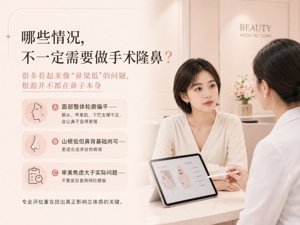 鼻梁低一定要做隆鼻吗?先看这几点