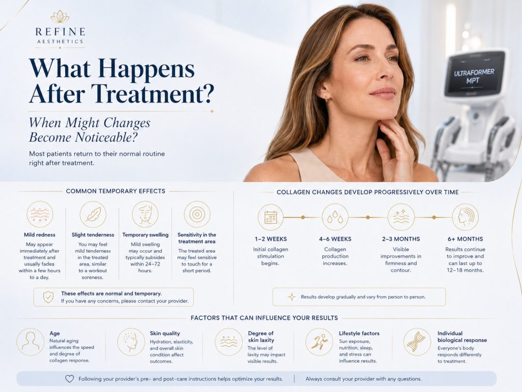 What happens after Ultraformer MPT treatment