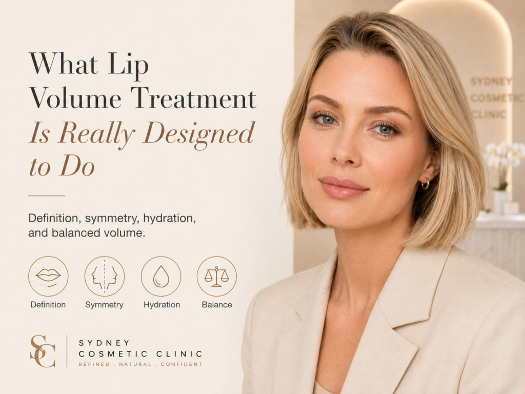 What lip volume treatment is really designed to do