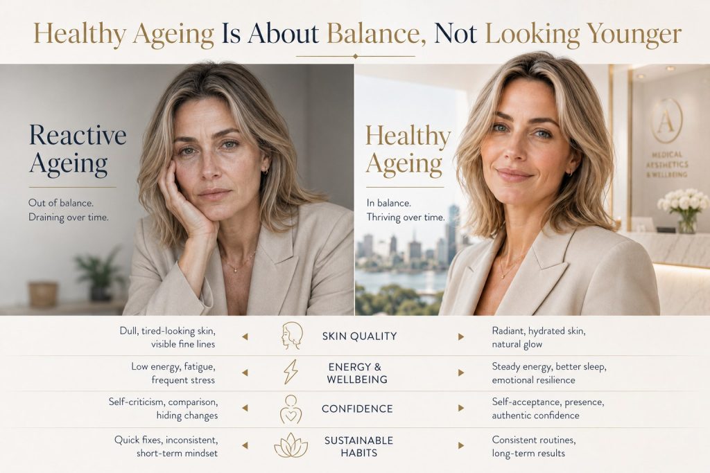 Balanced healthy ageing comparison