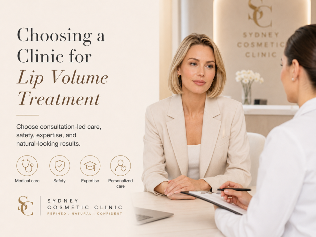 Choosing a clinic for lip volume treatment
