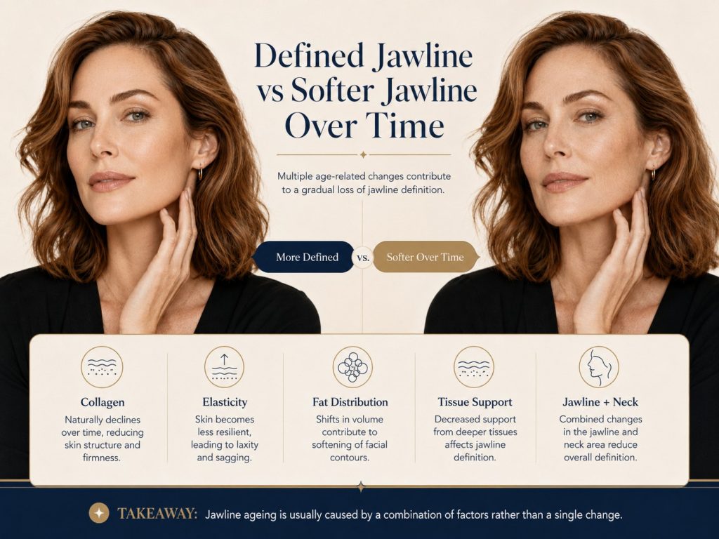 Natural jawline rejuvenation comparison