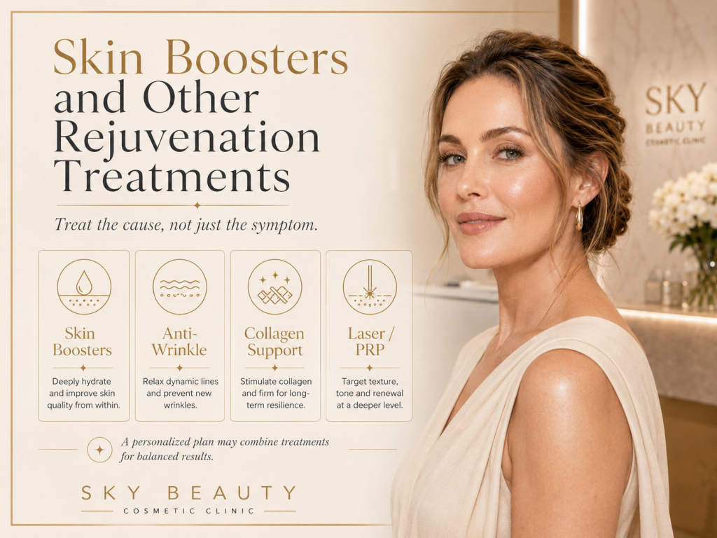 Skin boosters and other rejuvenation treatments
