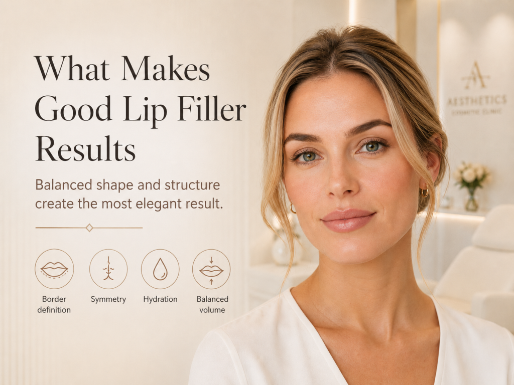 What makes good lip filler results