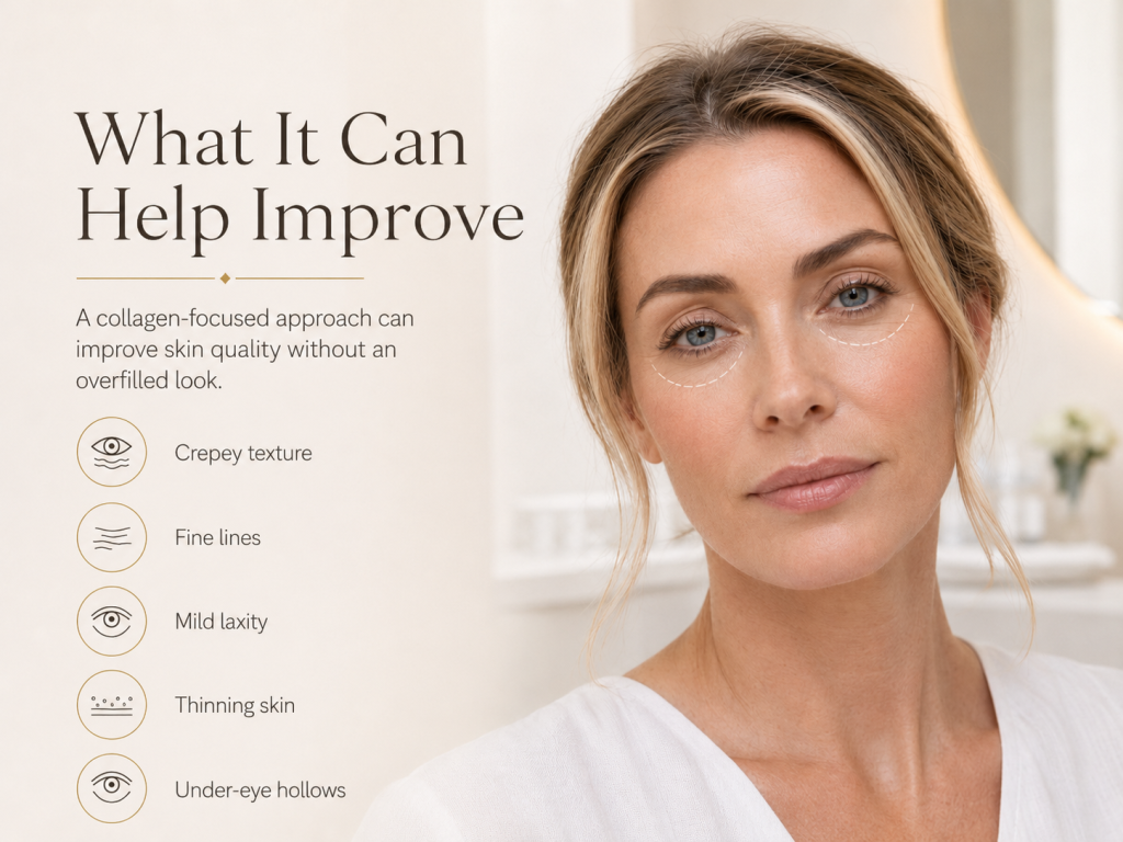 What Under Eye Collagen Stimulation Sydney can help improve