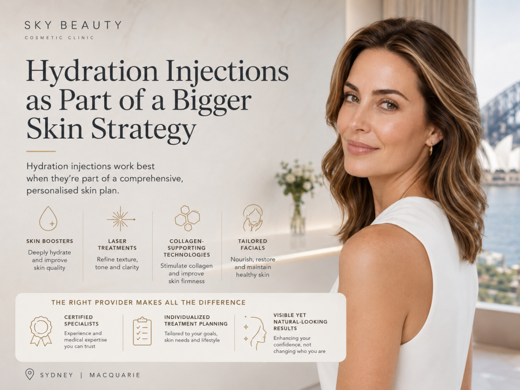 Hydration injection treatments as part of a bigger skin strategy