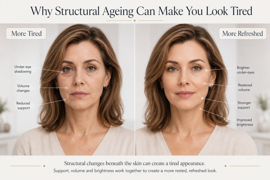 Structural ageing can make you look tired