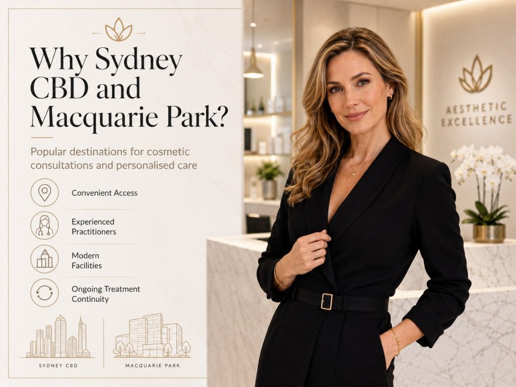 Sydney CBD and Macquarie cosmetic clinic locations