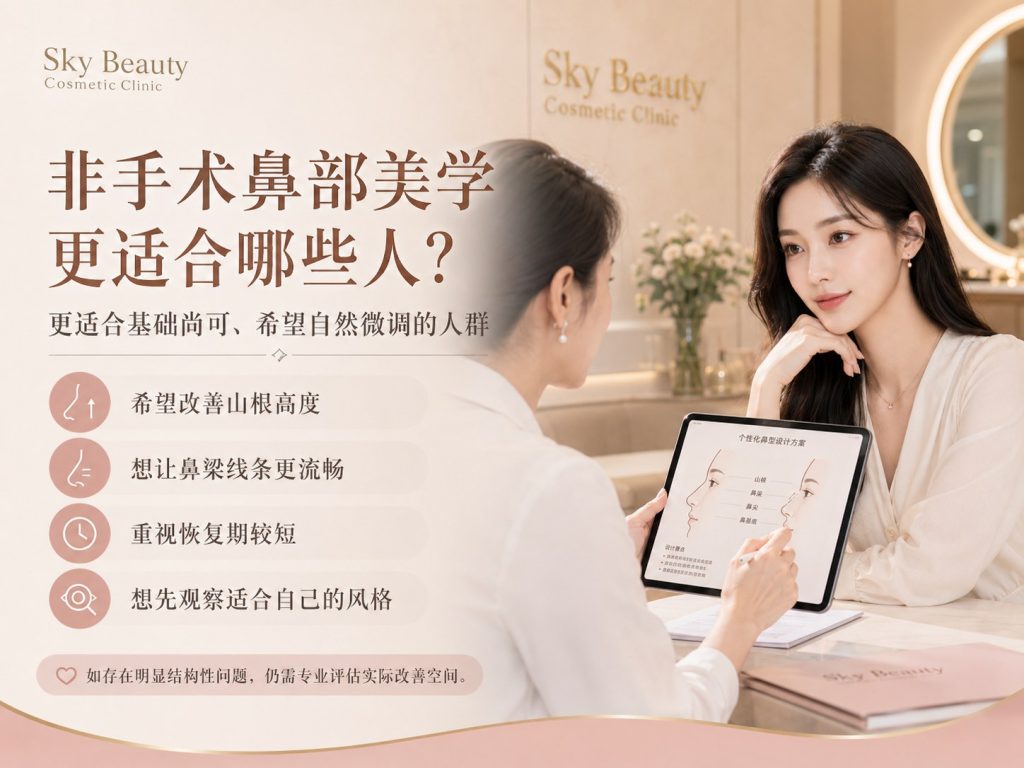 亚洲人适合什么样的鼻型?在Sky Beauty您可以找到答案