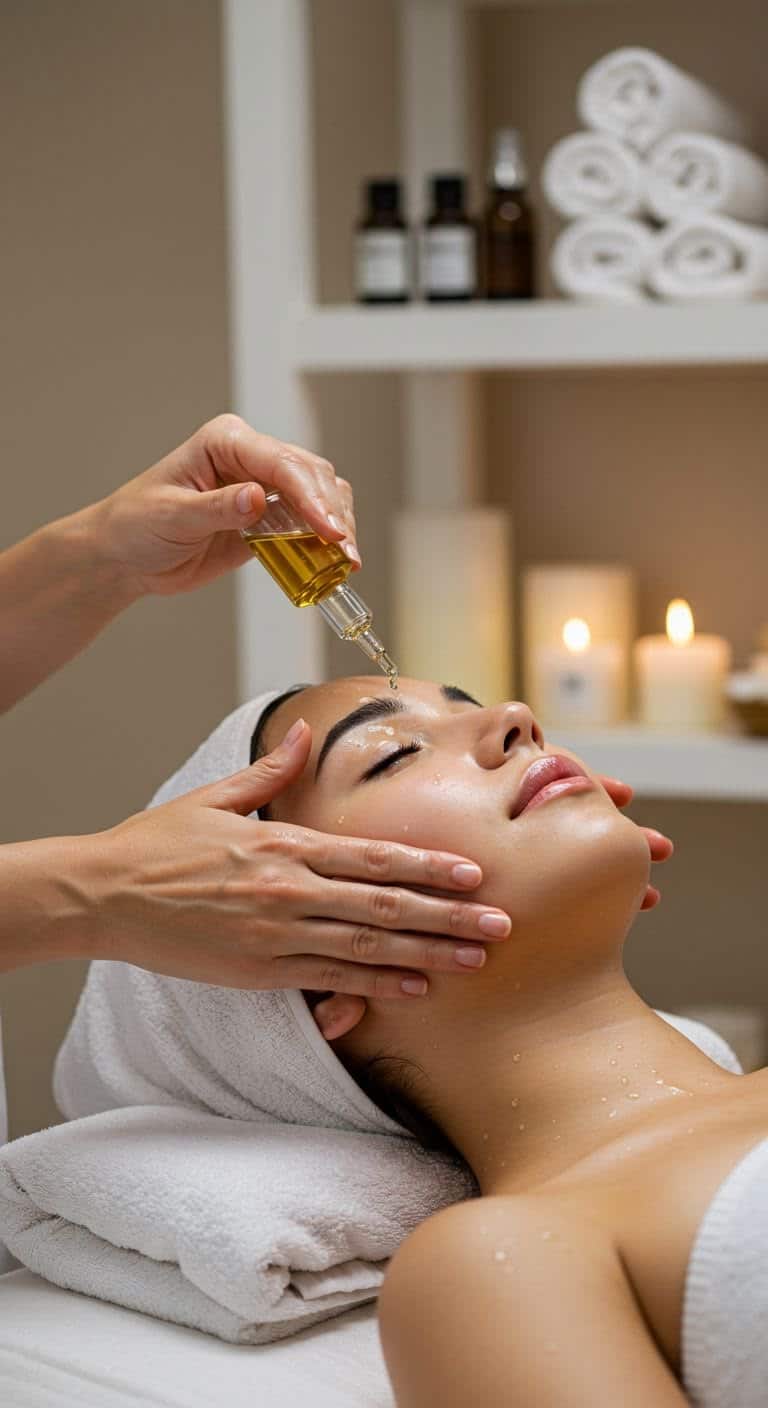 Hydration and finishing facial care at Sky Beauty